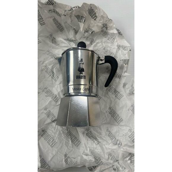 Bialetti Moka Cafe‎ Caffettiera Italian Stove Top 1 Cup Espresso Maker - Picture 1 of 5